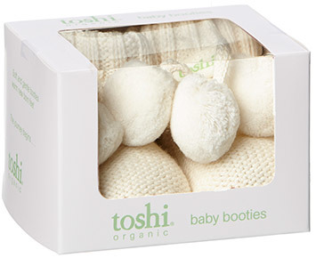 Organic Booties Marley Cream - Image 2