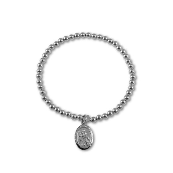 STRETCHY ST CHRISTOPHER BRACELET