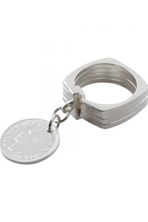 4 STACK COIN RING