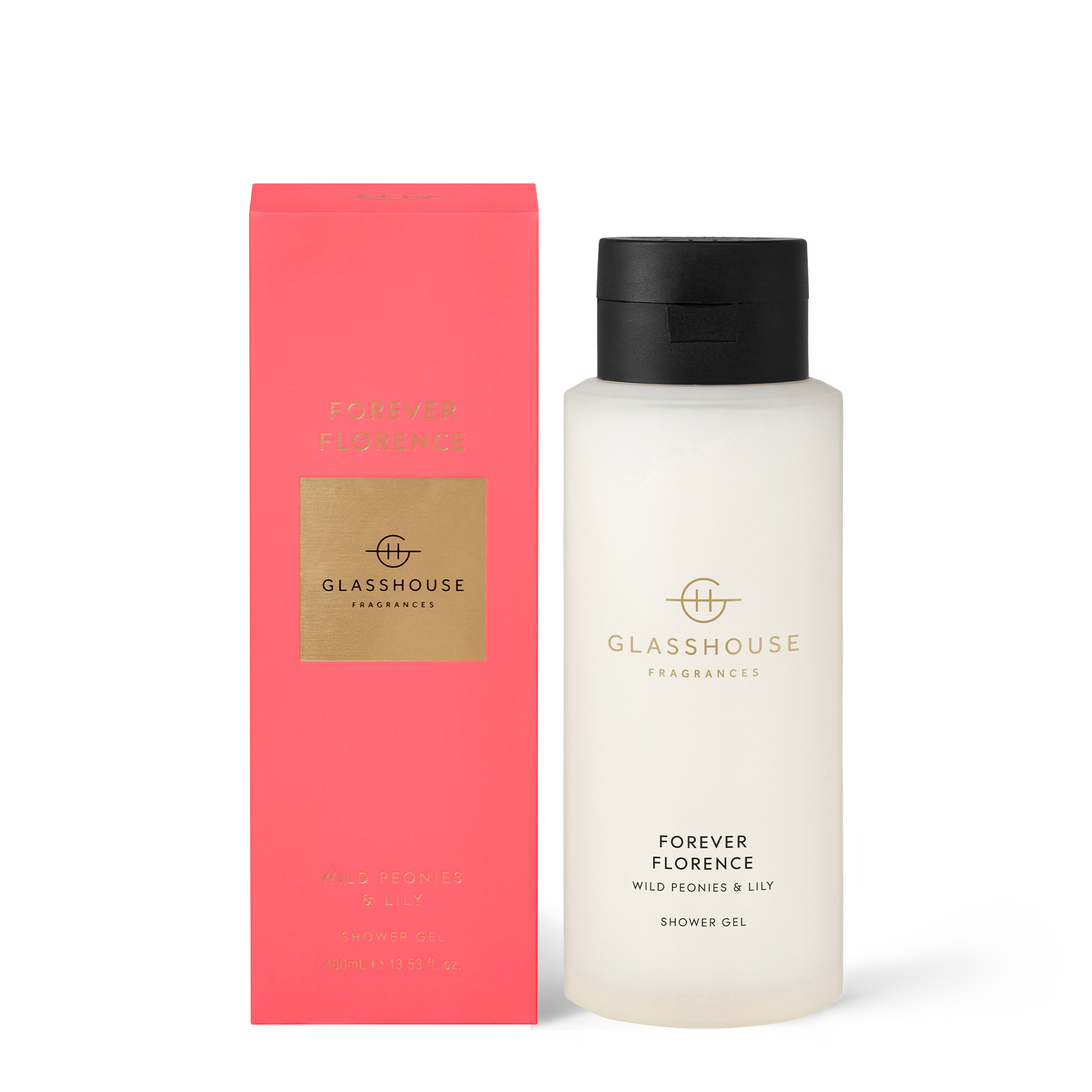 FOREVER FLORENCE WILD PEONIES & LILY 400mL Shower Gel