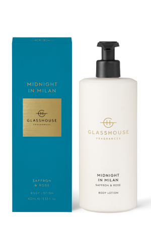 MIDNIGHT IN MILAN SAFFRON & ROSE 400mL Body Lotion