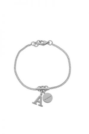 INITIAL & PLATE BRACELET