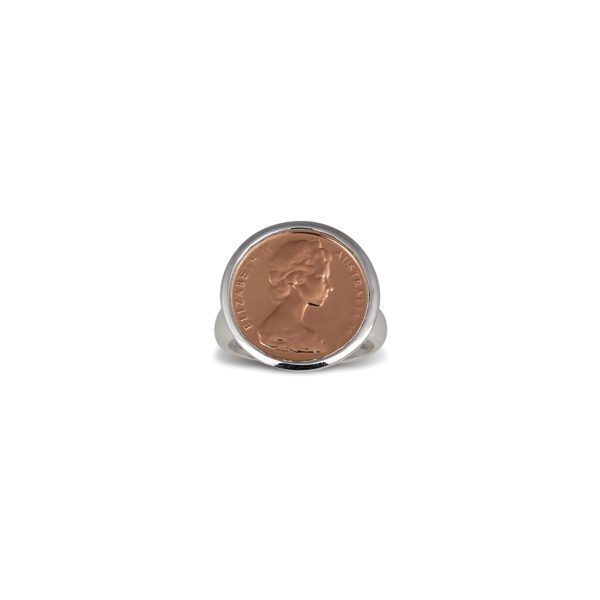 ONE CENT COIN RING