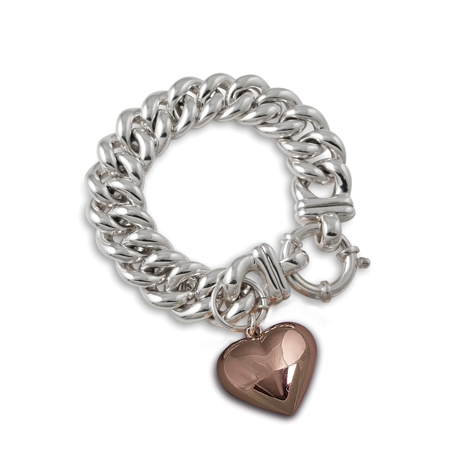 MEDIUM MAMA BRACELET WITH HEART