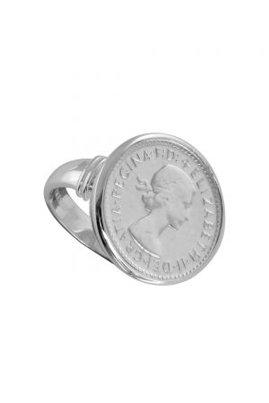 SIXPENCE COIN RING