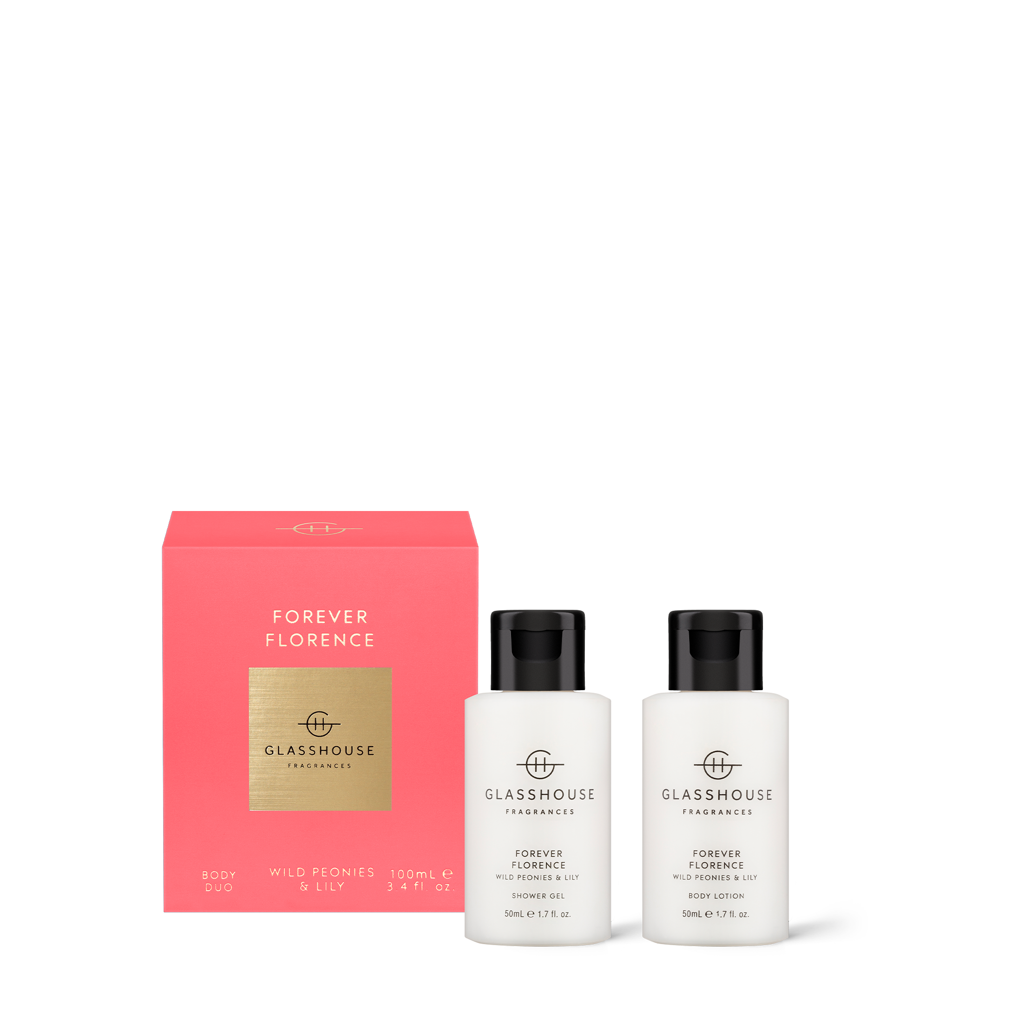 FOREVER FLORENCE WILD PEONIES & LILY Mini Body Duo