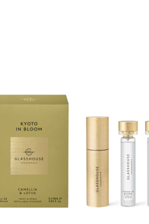 KYOTO IN BLOOM CAMELLIA & LOTUS Twist & Spray Refillable Atomiser