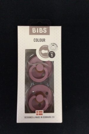 Bibs Dummies 2 pack - Heather size 1