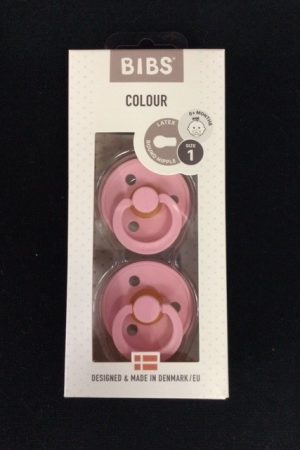 Bibs Dummies 2 pack - Baby Pink size 1