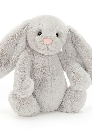 Small Bashful Silver Bunny