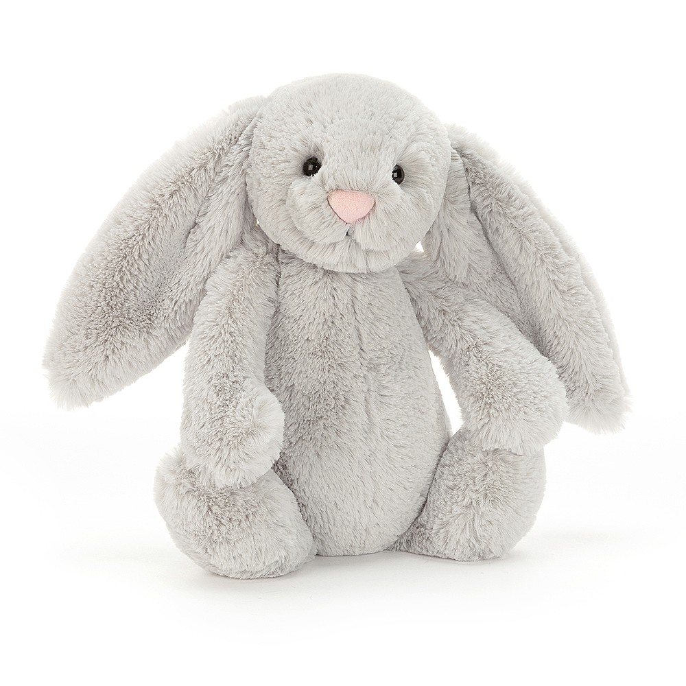 Small Bashful Silver Bunny